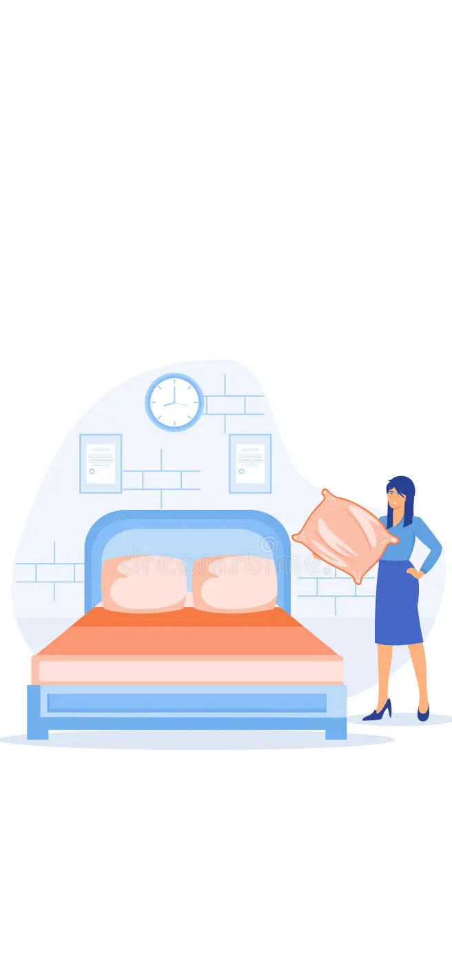 Illustration of hotel housekeeping